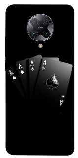 Чохол на Xiaomi Redmi K30 Pro / Poco F2 Pro Black Cards фото 1 з 1
