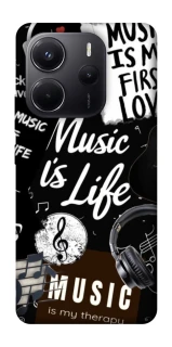 Чехол на Xiaomi Redmi Note 14 4G (Europe version) Music is Life фото 1 из 1