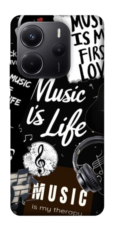 Чохол на Xiaomi Redmi Note 14 5G Music is Life фото 1 з 1