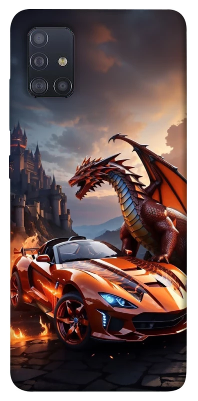 Чохол на Samsung Galaxy M51 Сar and dragon фото 1 з 1