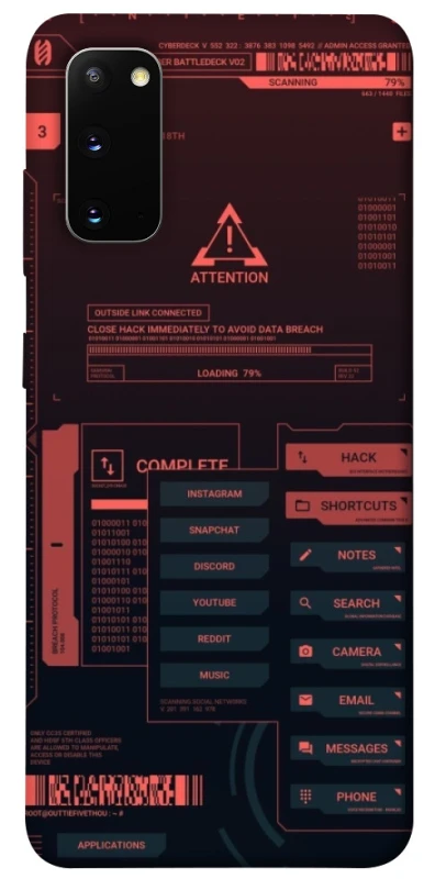 Чохол на Samsung Galaxy S20 Attention фото 1 з 1