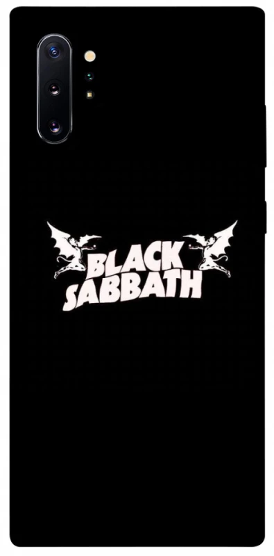 Чехол на Samsung Galaxy Note 10 Plus Black Sabbath logo ver.2 фото 1 из 1