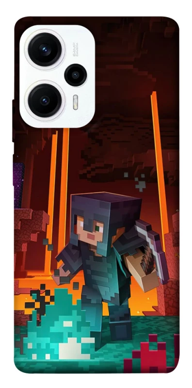 Чохол на Xiaomi Poco F5 / Note 12 Turbo Minecraft game adventure фото 1 з 1