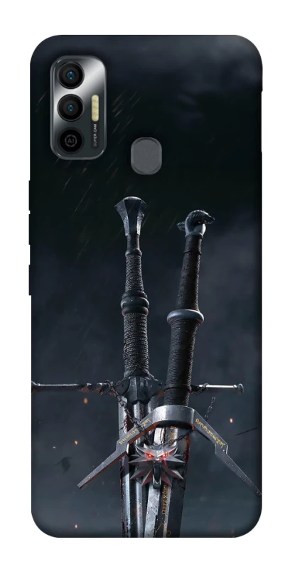 Чохол на TECNO Spark 7 Мечі Ведьмака фото 1 з 1