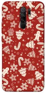 Чехол на Xiaomi Redmi 9 Новогодний v3 фото 1 из 1