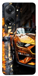 Чохол на Oppo A58 4G Golden sports car фото 1 з 1