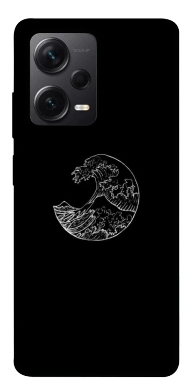 Чохол на Xiaomi Redmi Note 12 Pro 5G Black tsunami фото 1 з 1