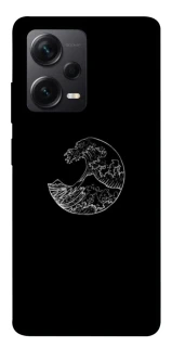 Чохол на Xiaomi Redmi Note 12 Pro+ 5G Black tsunami фото 1 з 1