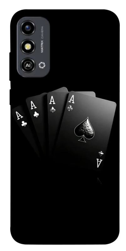 Чохол на ZTE Blade A53 Black Cards фото 1 з 1