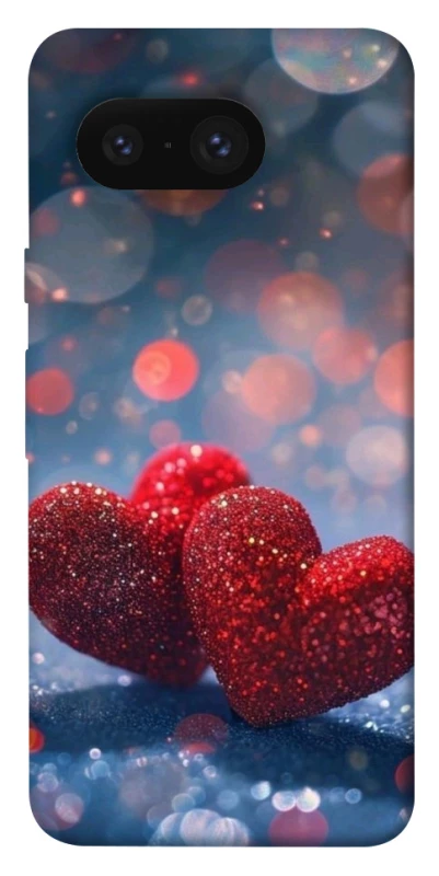 Чохол на Google Pixel 8 Red hearts фото 1 з 1