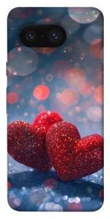 Чохол на Google Pixel 8 Red hearts фото 1 з 1