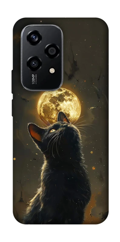 Чохол на Honor 200 Lite Кіт під місяцем v2 фото 1 з 1