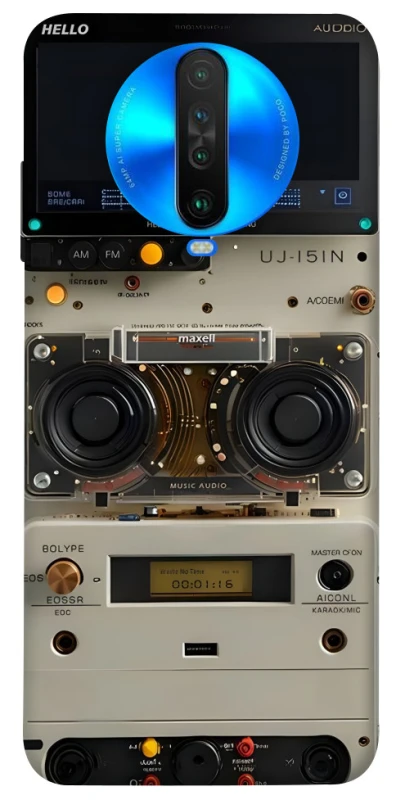 Чохол на Xiaomi Poco X2 Audio panel фото 1 з 1