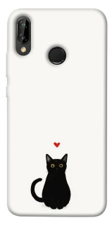 Чохол на Huawei P20 Lite cat in love фото 1 Чохол на Huawei P20 Lite cat in love фото 1 з 1