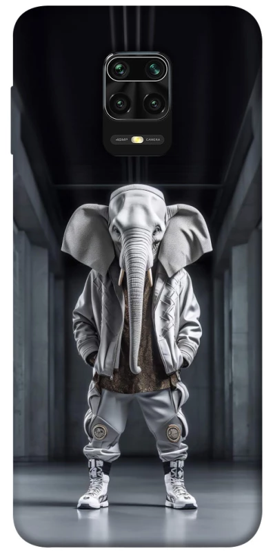 Чехол на Xiaomi Redmi Note 9s / Note 9 Pro / Note 9 Pro Max Слон v2 фото 1 из 1
