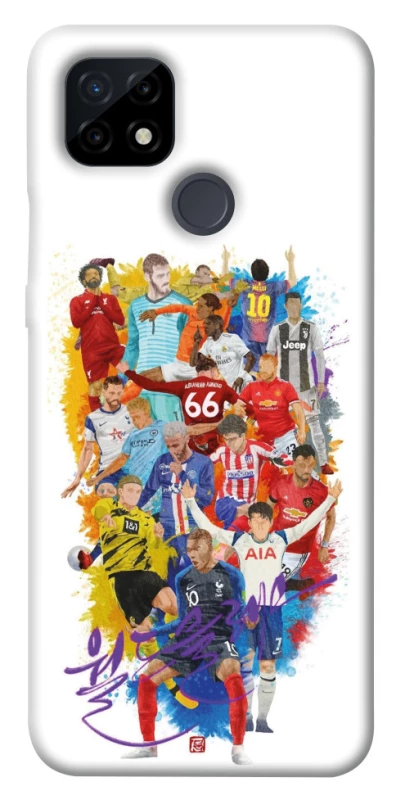 Чехол на Realme C21 Football Abstract v2 фото 1 из 1