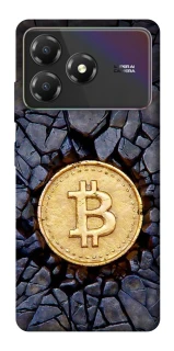 Чохол на ZTE Blade A36 Bitcoin cracks фото 1 з 1