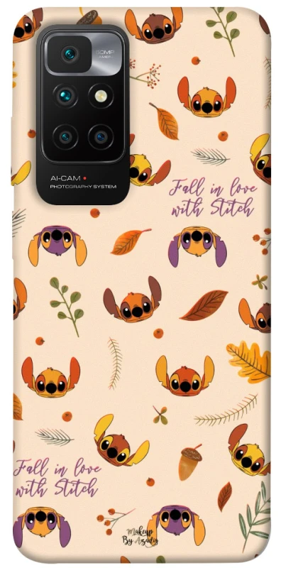 Чохол на Xiaomi Redmi 10 Fall in love with Stitch фото 1 з 1