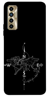 Чехол на TECNO Camon 17P Travel Map фото 1 Чехол на TECNO Camon 17P Travel Map фото 1 из 1
