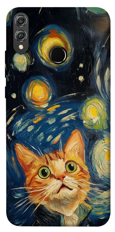 Чохол на Huawei Honor 8X paint cat фото 1 з 1