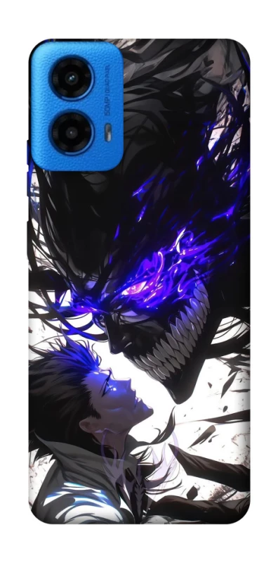 Чохол на Motorola Moto G45 Black soul anime фото 1 з 1