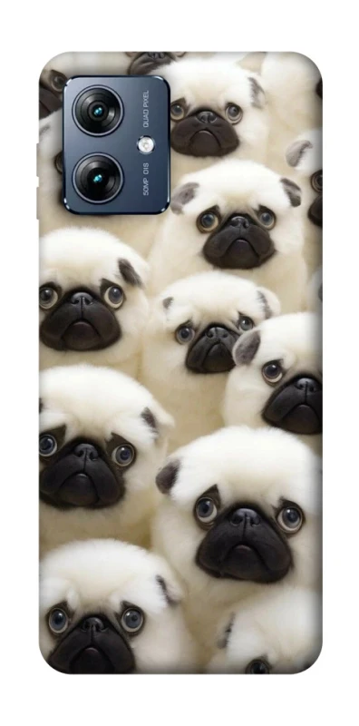 Чехол на Motorola Moto G54 Power Doggy Pug Love фото 1 из 1
