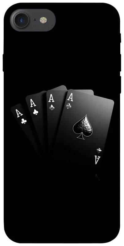 Чехол на Apple iPhone 7 / 8 (4.7") Black Cards фото 1 из 1