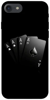 Чехол на Apple iPhone 7 / 8 (4.7") Black Cards фото 1 из 1