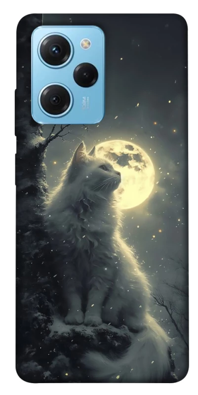 Чохол на Xiaomi Poco X5 Pro 5G Кіт під місяцем фото 1 з 1