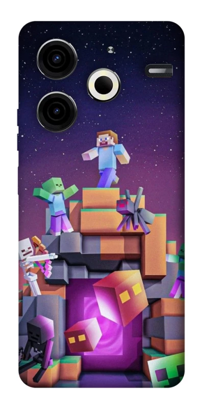 Чохол на TECNO Pova 6 Neo (LI6) Minecraft aesthetics фото 1 з 1