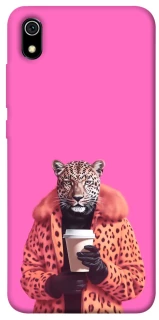 Чохол на Xiaomi Redmi 7A Леопард з кавою фото 1 з 1