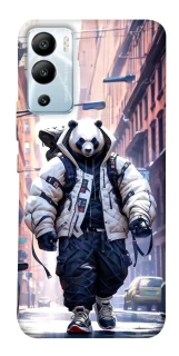 Чехол на Infinix Hot 12i Панда курьер фото 1 из 1