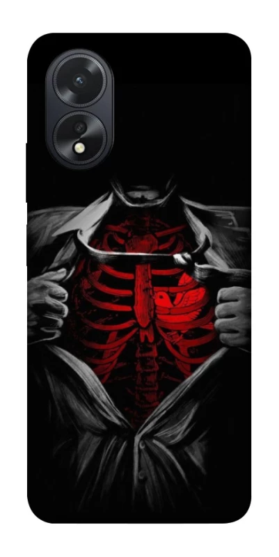 Чехол на Oppo A38 Skeleton Heart фото 1 из 1