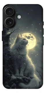Чохол на Apple iPhone 17 (6.3") Кіт під місяцем фото 1 з 1