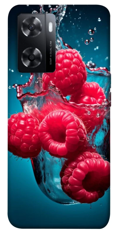 Чохол на Oppo A57s Малинка у воді фото 1 з 1