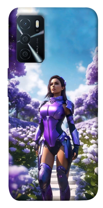 Чохол на Oppo A16s / A16 Cyber space girl ver.4 фото 1 з 1