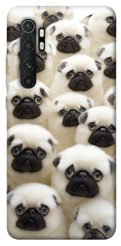 Чохол на Xiaomi Mi Note 10 Lite Doggy Pug Love фото 1 з 1