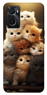 Чехол на Oppo A76 4G Чехол Kittie Love v2 фото 1 из 1