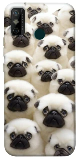 Чехол на TECNO Spark 6 Go Doggy Pug Love фото 1 из 1
