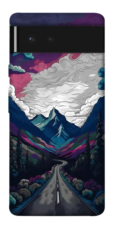 Чохол на Google Pixel 6 Намальовані гори фото 1 з 1