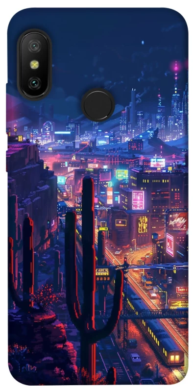 Чохол на Xiaomi Mi A2 Lite / Xiaomi Redmi 6 Pro Night city фото 1 з 1