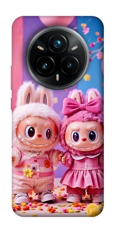 Чохол на Realme 14 Pro Labubu twins ver.2 фото 1 з 1
