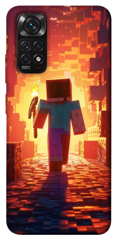 Чохол на Xiaomi Redmi Note 11 (Global) / Note 11S Minecraft adventure фото 1 з 1