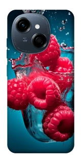 Чехол на TECNO Spark Go 1 Малинка в воде фото 1 из 1