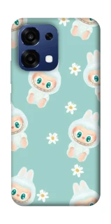 Чохол на Oppo A6 Pro 4G/5G Labubu Green фото 1 з 2