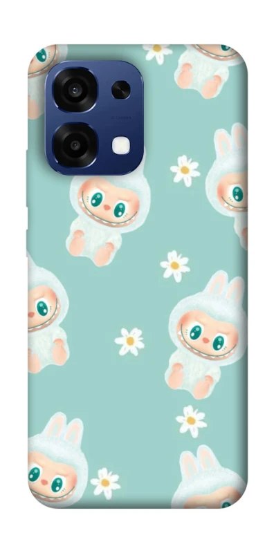 Чохол на Oppo A6 Pro 4G/5G Labubu Green фото 2 з 2