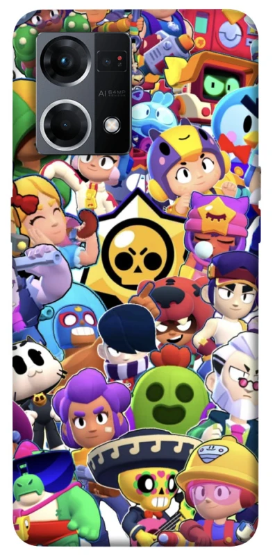 Чохол на Oppo Reno 7 4G Brawl Stars ver.5 фото 1 з 1