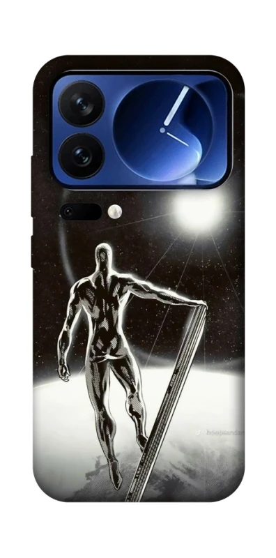 Чохол на Xiaomi Poco F7 Ultra Срібний серфер фото 1 з 1