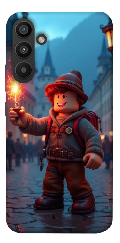 Чохол на Samsung Galaxy A34 5G Roblox Fire Logo Blue Flames фото 1 з 1