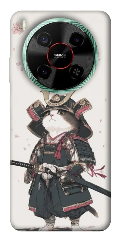 Чохол на ZTE Nubia V70 Max Samurai Cat Warrior фото 1 з 1